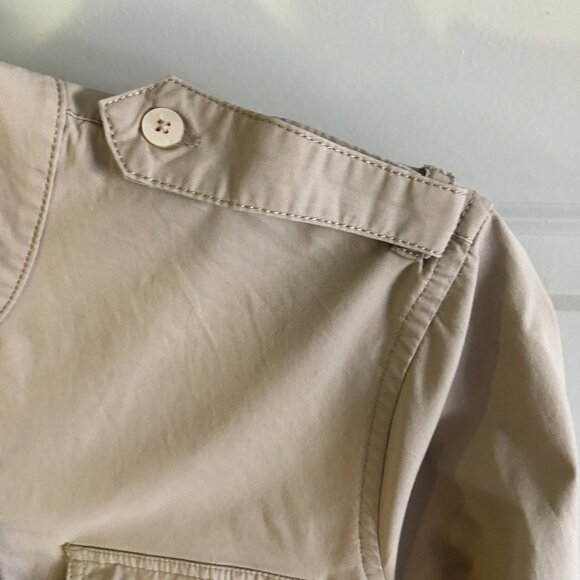 Brooks Brothers Shirtdress Button Front Belt Size 10 Safari Cargo Trench Utility - Picture 8 of 16